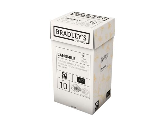 Yrttitee BRADLEYS Luomu kamomilla 25 kpl
