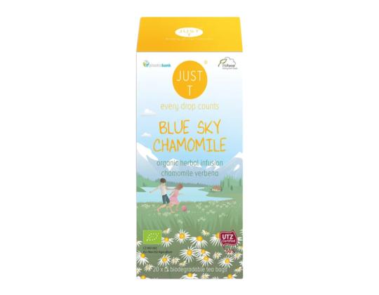 Yrttitee JUST T Blue Sky Chamomile Bio kamomillalla ja rautayrtillä 20 kpl
