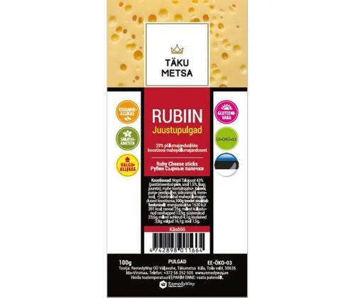 TÄKUMETSA Rubiin-juustotangot 100g gluteenittomia