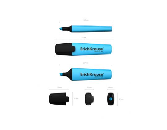 Tekstimarker ERICH KRAUSE V-12 helesinine