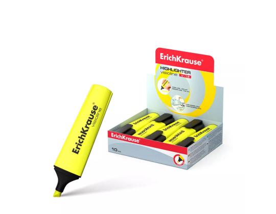 Tekstimarker ERICH KRAUSE V-12 kollane