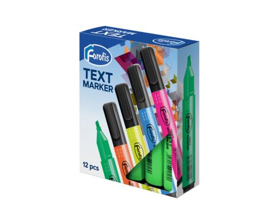 Tekstimerkki FOROFIS sininen 1-3mm