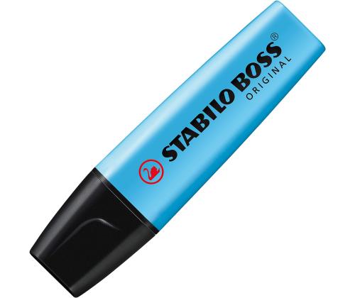 STABILO Boss vaaleansininen korostuskynä STABILO Boss vaaleansininen