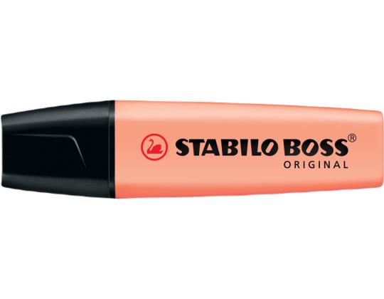 Tekstimerkki STABILO Boss pastelli persikka pinkki
