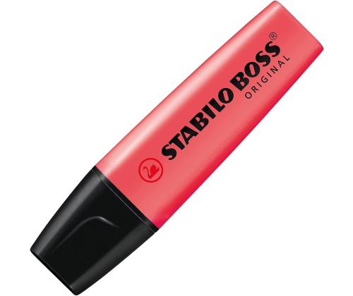 STABILO Boss punainen korostuskynä STABILO Boss punainen