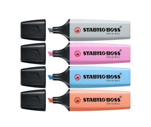 Tekstimerkki STABILO Boss harmaa