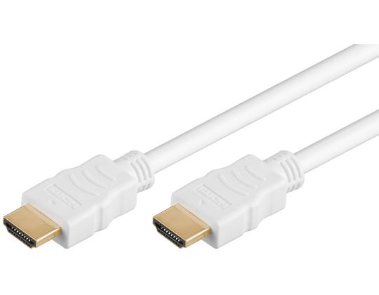 Kaapeli HDMI - HDMI 5m valkoinen