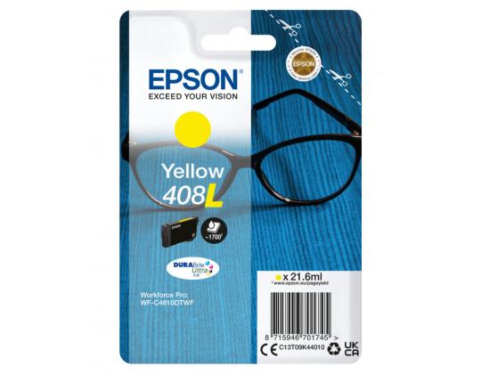 Mustepatruuna EPSON Durabrite Ultra 408L keltainen