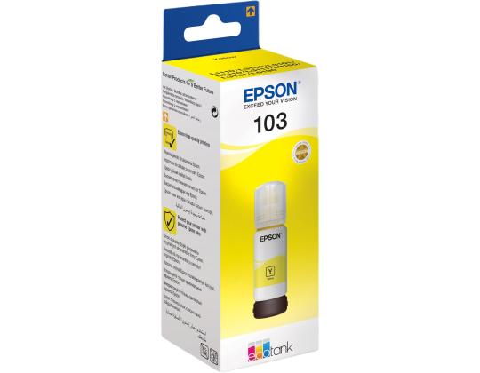 Mustepatruuna Epson EcoTank 103 (C13T00S44A) keltainen