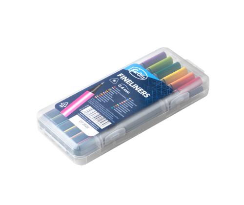 FOROFIS Fineliner 0,7 mm 12 värin mustekynäsetti