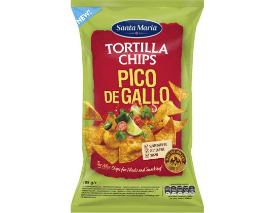 Tortillalastut SANTA MARIA Pico de Gallo 185g