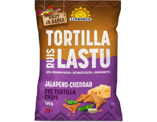 Ruislastut LINKOSUO jalapeno-cheddar maku 100g