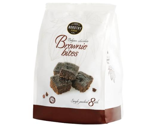 Brownie NORDTHY suklaalastuilla 200g (8x25g)