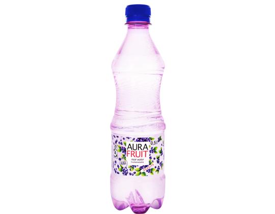 Vesi AURA Fruit mustikkamaku 50cl (hiilihapoton, lemmikki)