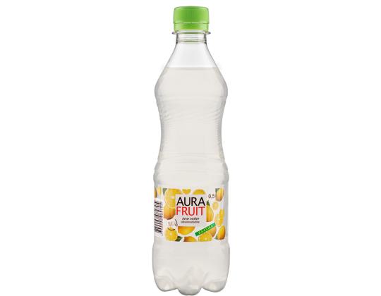 Vesi AURA Fruit sitruunamakuinen 0,5L (hiilihappo)