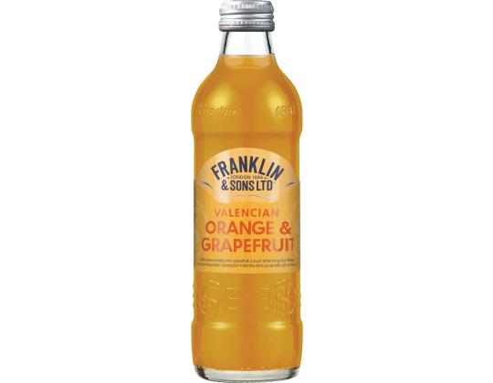 FRANKLIN & SONS Limonadi appelsiini-greippi 275ml (pullo)