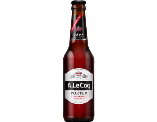 A. LE COQ alkoholiton olut Porter tumma 33cl (pullo)