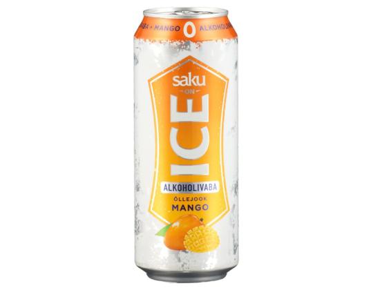 SAKU On Ice alkoholiton Mango 50cl (tölkki)