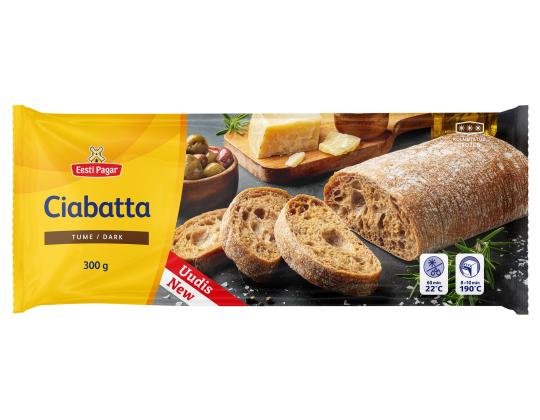 VIRO leipomo Tumma ciabatta 300g