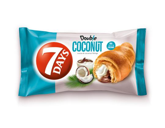 CHIPITA 7 DAYS Double Croissant kaakao-kookostäytteellä 60g