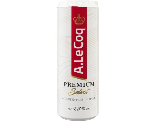 A. LE. COQ-olut Premium Select Gluteeniton kevyt 4,3% 35,5cl