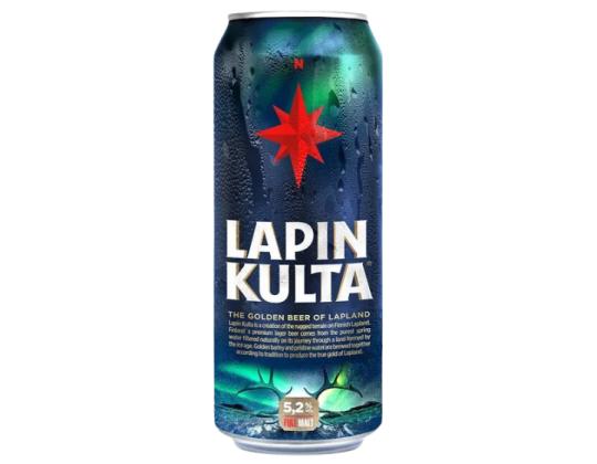 LAPIN KULTA olut Premium light 5,2% 50cl (tölkki)