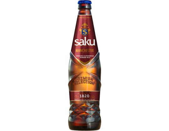 SAKU olut Manchester punainen 4,2% 50cl (pullo)