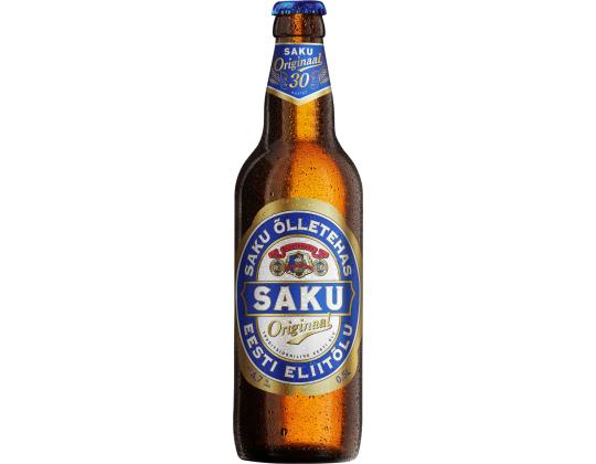 SAKU olut Original Retro light 4,7% 50cl (pullo)