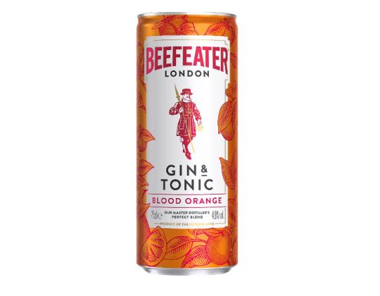 BEEFEATER London Blood Orange Gin&Tonic 4,9% 25cl (purk)