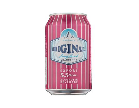 HARTWALL Long Drink Original Cranberry 5,5% 33cl (purk)