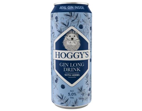 HOGGY´S Long Drink yrtteillä 5% 50cl (purk)