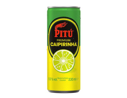 PITU Caipirinha Premium Cocktail 5,5% 33cl (tölkki)