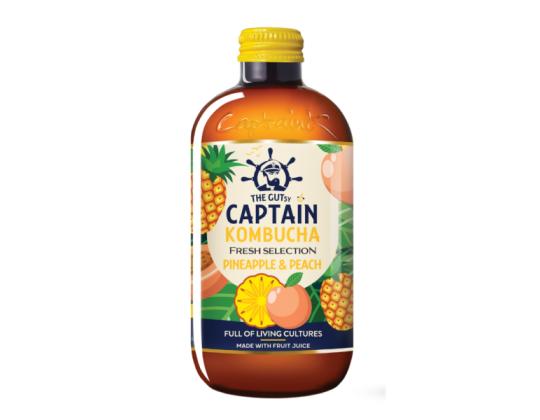 CAPTAIN Kombucha Ananassi Organic 1l (lemmikki)