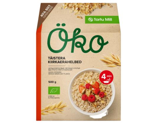 Pikakaurapuuro TARTU MILL Eco Täysjyvävilja 500g