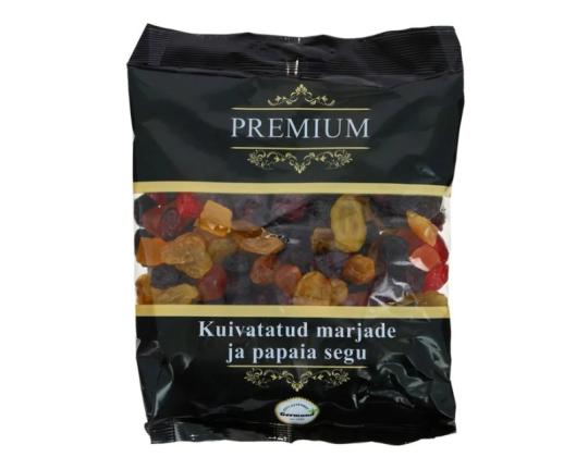 PREMIUM Kuivattujen marjojen ja papaijan sekoitus 300g