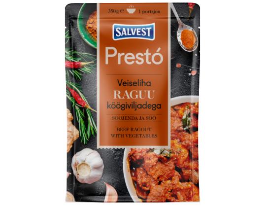 SALVEST Presto naudanliharagua kasvisten kera 350g