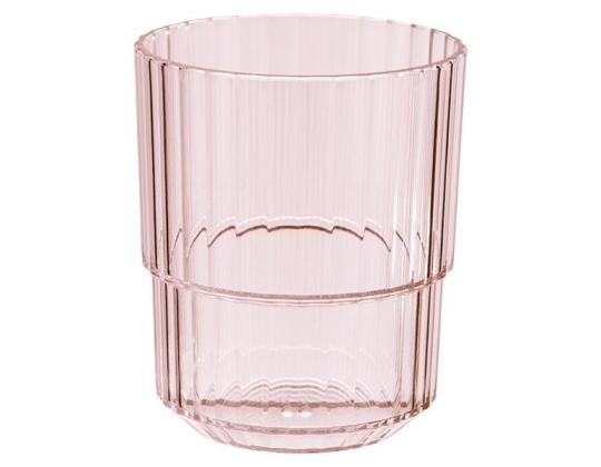 BEST Glass "LINEA" 0,3L muovia, vaaleanpunainen, säilytettävä (APS)