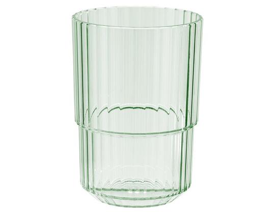 BEST Glass "LINEA" 0,4L muovi, vaaleanvihreä, säilytettävä (APS)