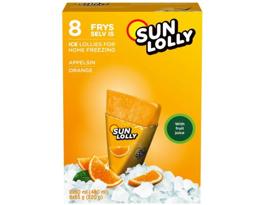 Mehumehut SUN LOLLY appelsiini 8x60 ml