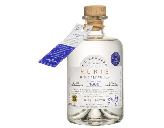 JJ KURBERG Ruis Ruismallas Vodka 40% 50cl