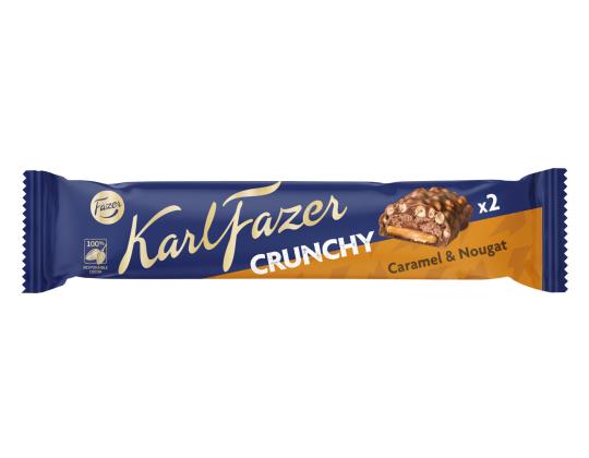 FAZER Karl Fazer Suklaapatukka Rapea karamelli&nugatti 55g