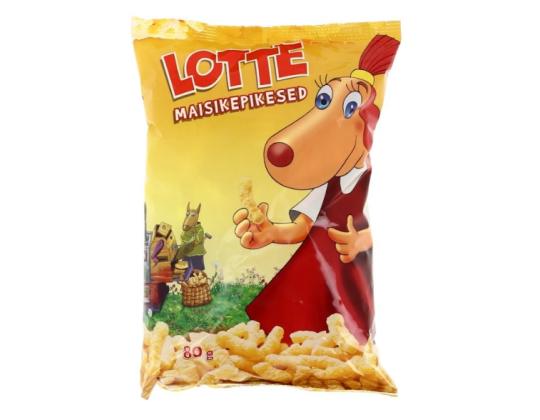 LOTTE Lasitetut maissitikut 80g