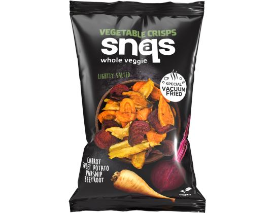 SNAQS Kasvislastut (porkkana, bataatti, palsternakka, punajuuri) 75g