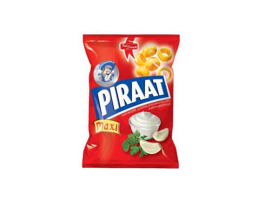 BALSNACK Pirate perunalastut hapankermalla ja valkosipulilla 150g