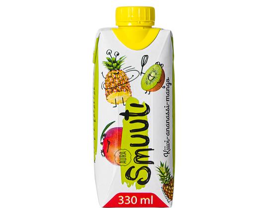 Smoothie AURA kiivi-ananas-mango 0,33L