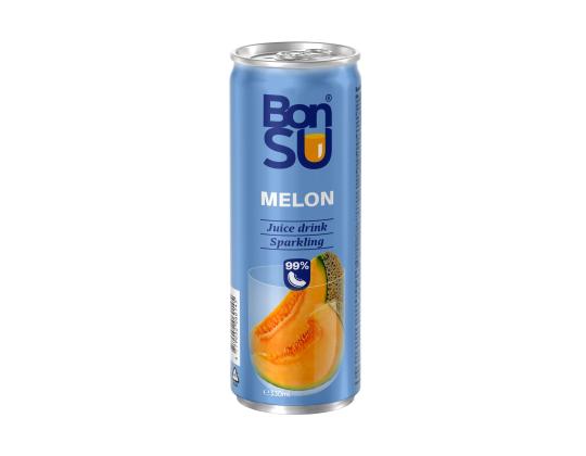 BONSU Meloni mehujuoma 330ml (hiilihappo, tölkki)