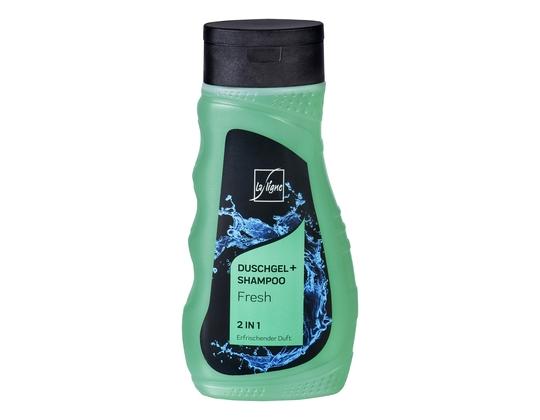 LA LIGNE Suihkugeeli & shampoo miehille Fresh 300ml