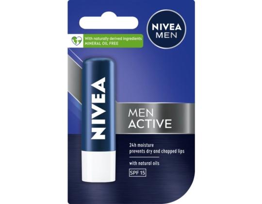 NIVEA Lip Care Lipstick Men Active Care SPF15 4,8g