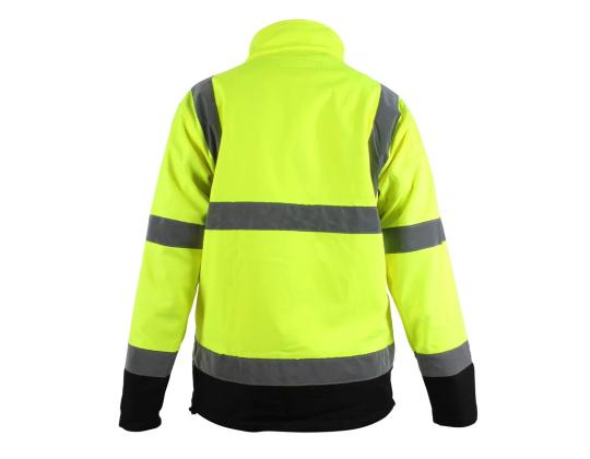 Työtakki Hi-Vis kaksisävyinen Softshell, keltainen, XL