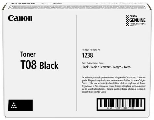 Värikasetti  Canon T08 must (11 000a)